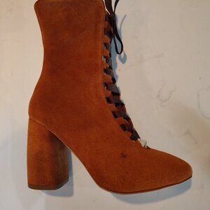 George J. Love - Made in Italy - Victorian Style Italian Suede Leather Boot